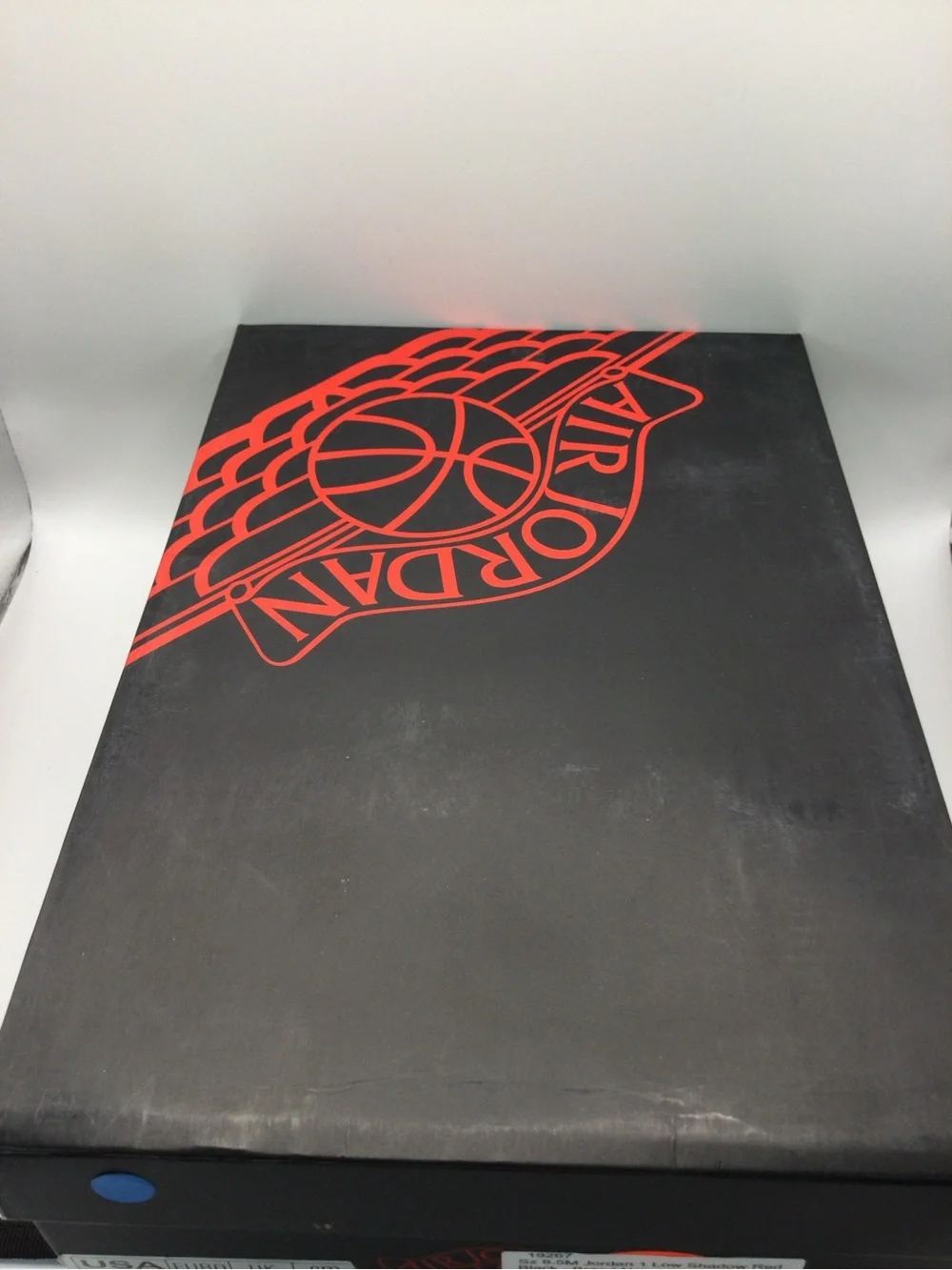 Jordan Low Top Sneakers in Black, Gray and Red
